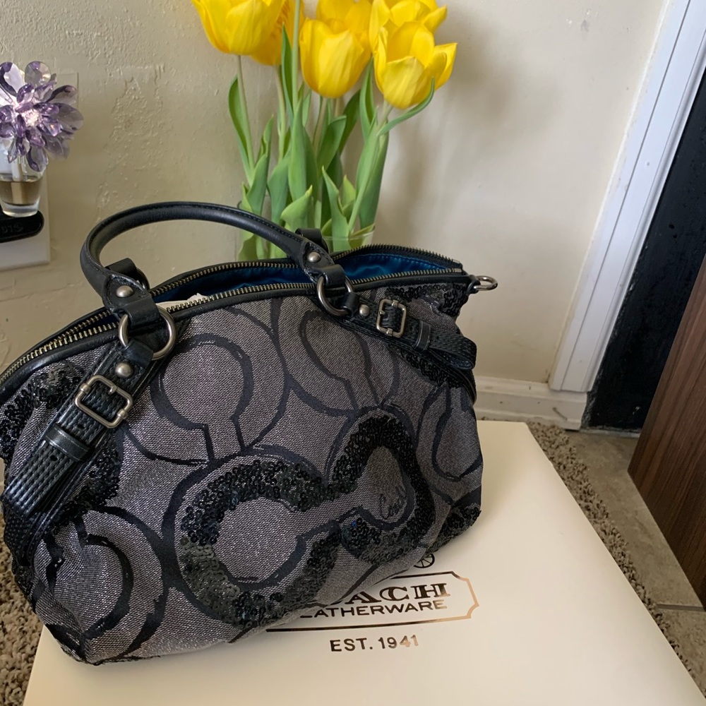 Coach Madison Sequin Satchel.